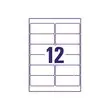 25 Vel van 12 makkelijk verwijderbare etiketten - 99 x 42 mm - Wit - AVERY