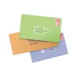 Vellen van 16 transparante laser-compatibele labels - 99,1x33,9mm - AVERY 