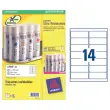 Ultrasterke laseretiketten AVERY 99,1 x 38,1 mm 280/doos