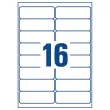 40 vellen van 16 adreslabels voor inkjetprinters - 99,1x33,9mm - AVERY