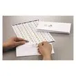 Vellen van 6 ondoorzichtige adresetiketten voor AVERY laserprinters 99,1x93,1mm