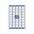 Vellen van 6 ondoorzichtige adresetiketten voor AVERY laserprinters 99,1x93,1mm