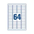 100 Vellen met 18 witte adresetiketten voor laserprinters - 63,5 x 46,6 mm - AVERY