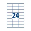 200  24 witte etiketten hoge snelheid voor kopieermachines  - 70x37mm - AVERY 