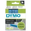 Tape etiketteermachine D1 - 7 m x 12 mm - Zwarte tekst op blauwe achtergrond - DYMO