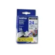 Ruban voor BROTHER labelmaker 24mm - blauw/wit - TZE253 