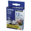 Tape en etiketten  BROTHER TZ233 - 12mm- Afdruk Blauw/Achtergrond Wit 