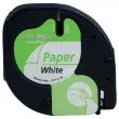 Tape in papier voor etiketprinter Dymo Letratag - zwart op witte achtergrond - DYMO