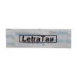 Transparante kunststof etiketten 1,2 cm voor de etiketteermachine Dymo Letratag 12267