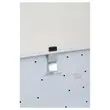 Opvouwbare trapladder 3 treden in epoxy wit gelakt staal 