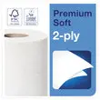 6 Kleine rollen toiletpapier TORK Premium - 198 vellen per rol