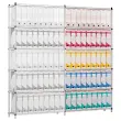 Rek speciaal voor archiefdozen - Aanbouwelement 6 niveau's 