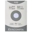 100 Witte bristol-steekkaarten 21 x 29,7 cm - 5x5 - 210g