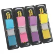 POST-IT&reg; zachte indextab-bladwijzers smal formaat - 4 dispensers/kleuren 