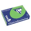 Pak van 250 vellen felgekleurd A4 Trophée 160 g papier - Mintgroen - CLAIREFONTAINE