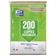 50 Dubbele papiervellen OXFORD- A4 -90g - geruit - 200 pag.