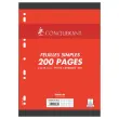 100 Enkele papiervellen A4 CONQUERANT 90g - 200p. 5X5 - los verpakt