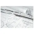 Rol effen calqueerpapier 0,375 x 20 m - 45g