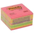 POST-IT&reg; Herpositioneerbare memoblaadjes - 7,6 x 7,6 cm - Energie intense 