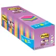 024 POST-IT® Blokken super sticky herpositioneerbare memoblaadjes - 7,6 x 7,6 cm - Diverse kleuren