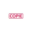 Commerci&euml;le stempel TRODAT Xprint "Copie" - Rood 