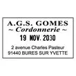 Professionele, gepersonaliseerde datumstempel "Métal Line" 5440 - 4 regels - TRODAT
