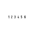 Nummerstempel TRODAT Printy 4846 - 6 cijfers