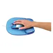 Gel muismat FELLOWES Crystal - blauw