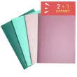 2 documentbeschermers 60 pagina's SKANDI + 1 gratis - Willekeurige kleur