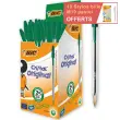 50 BIC Cristal balpennen - Medium schrijfbreedte - Groen