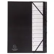 Sorteermap Ordonator plastic ruiter 1-12