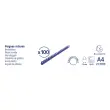 Doos100 plast.inbindruggen 10mm A4 zwart