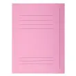 Pak van 50 bedrukte overhemden met 3 kleppen SUPER 210 - 24 x 32 cm - Roze - Exacompta 