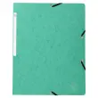 Elastisch hemd zonder klep glanzende kaart 355g/m&sup2; - A4 - Groen - Exacompta 
