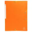 Elastomap glansk. Scotten 3klep oranje
