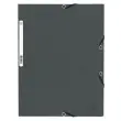 Elastomap glanskarton 355 3 klep grijs 