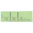 Nummerblokje gekleurd 4,5x15 100bl groen
