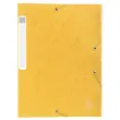 Plat geleverde opbergdoos Cartobox Rug 40 mm Gelamineerd karton - A4 - Geel - Exacompta