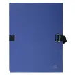 Rekbare rugmap papier 24 x 32 cm - per 5 verpakt - Donkerblauw - Exacompta