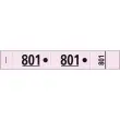 Garderobeblok 50 tickets 20x3 roze