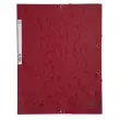 3-luiks elastische map met glanzende kaft 400 g/m2 - A4 - Kersrood - Exacompta 