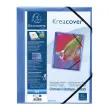 Elastomap 3klep PP Kreacover blauw
