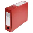 Klasseerdoos PP opaak rug 80mm rood