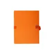 Map uitrekbare rug gekl.canvas oranje