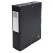 Klasseerdoos glansk. rug 80mm A4 zwart
