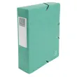 Opbergdoos Exabox Rug 80 mm Glanzend karton - A4 - Groen - Exacompta 