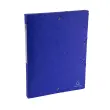 Opbergdoos Exabox Rug 25 mm Glanzend karton Scotten - A4 - Blauw - Exacompta 