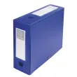 Klasseerdoos PP opaak rug 100mm blauw
