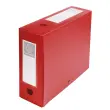 Klasseerdoos PP opaak rug 100mm rood
