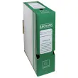 Archiefdoos Rug 100 mm golfkarton kleuren - 25 x 34 cm - Groen - Exacompta